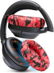 Sweatz Xm3 Housses De Protection Brevetées Pour Écouteurs Sony Wh1000Xm3 Par | Cache-Oreilles En Silicone Pour Écouteurs Sony Wh-1000Xm3 | Red Camo[QUE074738]