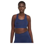 Nike DD1141 W NK DF SWSH ICNCLSH GX BRA Sports bra women's midnight navy/black XL