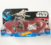 STAR WARS HOT WHEELS DIE CAST SHIPS SET TIE FIGHTER & GHOST 2 MODELS (4+) *NEW*