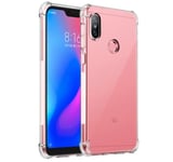 Funda En Gel Tpu Anti-Choc Transparente Pour Xiaomi Redmi 6 Pro / Mi A2 Lite