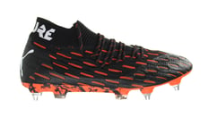 Puma Future 6.1 Netfit MxSG Mens Black/Orange Football Boots - Size UK 7