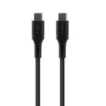 Fixed Liquid USB-C til USB-C-kabel 60W - 2m - Svart