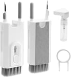 Airpods Kit de Nettoyage 8 en 1 Airpods par Embouts avec Brosse Douce éponge floquée adaptée pour Le Nettoyage des Airpods, kit de Nettoyage pour Accessoires pour Casque Bluetooth Coque/Clavier