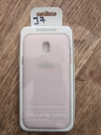 Genuine Samsung Dual Layer Cover Phone Case in Pink for Samsung J7 2017