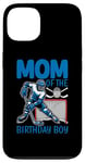 Coque pour iPhone 13 Hockey Mom Of The Birthday Boy Hockey Family Matching gift