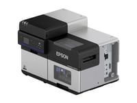 Epson Colorworks C8000e (Bk) - Etikettskriver - Farge - Ink-Jet - Rull (11,2 Cm) - 600 X 1200 Dpi - Inntil 300 Mm/Sek (Mono) / Inntil 300 Mm/Sek (Farge) - Gigabit Lan, Usb 3.0, Seriell