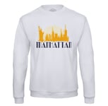 Sweat Shirt Homme Manhattan New York Etats-Unis Luxe Vintage Style