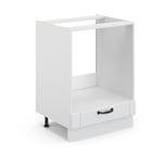 Meuble pour four Fame-Line, Blanc campagne, 60 cm sans plan de travail Vicco