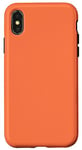 Coque pour iPhone X/XS Orange vintage