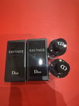 2 X Mens Dior sauvage Miniature Mini 10ml EDT Eau De Toilette Gift Him UK❤️🎁