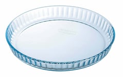 Pyrex Classic Bake & Enjoy Glass Quiche Flan Dish 28cm Transparent Oven-Safe