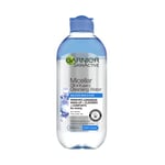 Garnier Micellar Cleansing Water For Delicate Skin 400ml, Cleanser & Makeup Remover For Delicate Skin & Eyes, Recognised By The British Skin Foundation, Use With Reusable Micellar Eco Pads