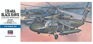 UH-60A Black Hawk Hélicoptère 1:72 Maquette En Plastique HASEGAWA