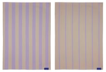 Mette Ditmer - STRIPES tea towel, 2-pack - Sand