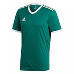 adidas Men's Tabela 18 Jsy T shirt, Collegiate Green/White, XS UK