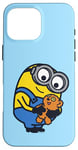 Coque pour iPhone 16 Pro Max Minions Cute Bob Favorite Teddy Bear Portrait