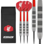 FOCO Vols Liverpool FC sous Licence Officielle avec Jeu de fléchettes en tungstène Red Dragon 24 g