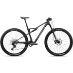 Täysjousitettu Maastopyörä Orbea Oiz M30 Powder Black-Black Matt s