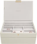 Stackers Oatmeal Medium Jewellery Box Set of 2