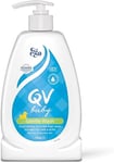 QV Baby Gentle Wash 500ml - with Vitamin B3 & Glycerin, Delicate Soap-Free, pH-Balanced For Everyday Use Suitable For Face, Body & Hair, Baby Body Wash For Sensitive Skin, Eczema, Psoriasis, Baby Bath