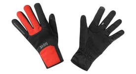 Gants longs gore wear m gore windstopper thermo rouge noir