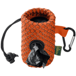 Hunter Dog Waste Bag Dispenser Hilo Orange 9,5x5cm