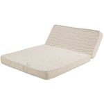 Literie Julien - Matelas Tres Ferme Pour tous bz 140x190 x 10 cm avec 3 cm Memoire de Forme 60 Kgs/m3 + Mousse Haute densite 34 kg/m3 - Dim Assise 60