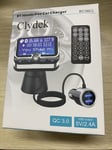 Clydek Bluetooth FM Transmitter for Car, Bluetooth 5.0 Wireless Car Audio with