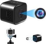 Mini Camera Espion, Caméra Cachée Enregistreur 1080P HD, Micro Caméra Espion Surveillance Interieur avec Vision Nocturne et Étui Étanche