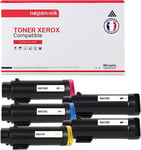 TONER 106R03476 106R3476 106R03476 106R3476 Noir x2 + Cyan + Magenta + Jaune x 5 Compatible pour XEROX-NOPAN-INK Xerox Paser 6510 DN - 6510 DNI - 6510 DNIS - 6510 DNM - 6510 DNMIS - 6510 DNS - 6510 N - 6510 NS - 6510 Series - Xerox WC 6515 DN - 6515