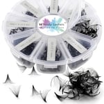 Volume Russes Cils D Curl 500 Fans 24D 0.07mm 9-16mm Mixed Préfaits Extensions de Cils Volume Russe Bouquet Prefait Cils Pré-ventilées Professionnel Ventilateur Cils Extension(500-24D-0.07-D-916)