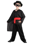 Rubies Boys Black Bandit Costume Set (Large Size) - Perfect for Fairytale & Stories, Film & TV, World Book Day, Cosplays, Festivals, Halloween, & More Halloween Halloween