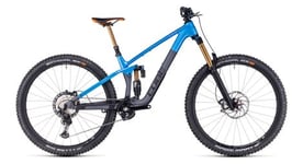 Vtt tout suspendu cube stereo one77 c 68x slx 29 shimano deore xt 12v 29   bleu gris actionteam 2023