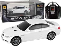 Leantoys Bil R/C Bmw M3 Pilot Lights 1:28 Vit