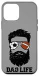 iPhone 12 mini Soccer Football Dad Messy Hair Beard Soccer Football Dad Case