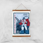 Transformers One Shall Stand Poster Art Print - A3 - Wooden Hanger