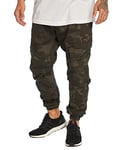 Brandit Ray Pantalon Vintage, Coton avec Élasthanne, Taille S À 3XL - Sombre Camouflage, 3XL