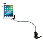 Tablet Clamp Stand – CTA Heavy-Duty Gooseneck Clamp Stand for iPad 10th Gen 10.9-inch - iPad 7th/8th/ 9th Gen 10.2-inch - Surface Pro 4 - Surface Go 3 and Other 7-13-inch Tablets - Black (PAD-HGT)