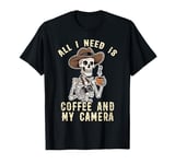 All I Need Is Coffee And My Camera Photographer Photography T-Shirt