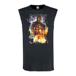 Amplified Mens The Wicker Man Iron Maiden Sleeveless Tank Top - L