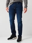 BOSS Delaware Soft Motion Slim Fit Jeans - Dark Wash, Dark Wash, Size 38, Length Regular, Men