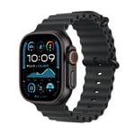 Apple Watch Ultra 2 GPS + Cellular 49mm Black Titanium Case with Black