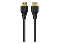 Estuff - Ultra High Speed - Hdmi-Kabel Med Ethernet - Hdmi Hane Till Hdmi Hane - 1 M - Svart - Stöd För 1080P, Stöd För 2160P, 8K60 Hz (7680 X 4320) Stöd, 4K120 Hz (3840 X 2160) Stöd, 1440P Support 60Hz, Stöd För 4320P