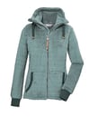 G.I.G.A. DX Femme Veste polaire Sherpa 2 faces GW 8 WMN KNTFLC JCKT, aquaverde, 38, 39824-000