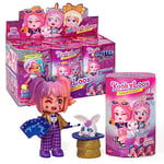 KOOKYLOOS Glitter Glam series – Box with 6 collectible dolls each with 3 different faces. Comes with fashion accessories, clothing, shoes and toys. Version A