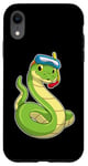 Coque pour iPhone XR Serpent Plongée Tuba Lunettes de natation