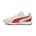 Puma Road Rider SD 39737706 Mens Beige Leather Lifestyle Trainers Shoes