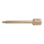 KS Tools 963.1318 - Douille tournevis 6 pans 1/2" 8mm, 120mm - Version longue - Gamme BRONZEplus - Alliage en Aluminium Bronze - Antidéflagrant