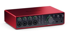 Interface audio USB Focusrite Scarlett 18i16 de 4e gen — des prises de son impeccables et tous les logiciels pour composer, enregistrer et réaliser toutes vos musiques et vos podcasts