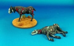 Great Escape Games - Dead Man's Hand - Miniatures - Rotten Horses (2)